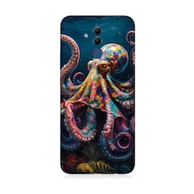 Huawei Mate 20 Lite Uyumlu Derinliklerde Sekiz Kol Ahtapot Desenli Silikon Kılıf Çok Renkli Huawei Mate 20 Lite Uyumlu Derinliklerde Sekiz Kol Ahtapot Desenli Silikon Kılıf Çok Renkli
