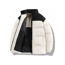 Edwardest Kadınlar İçin Kışlık Grafen Karışımlı Pamuklu Ceket Sıcak Ekmek Tarzı Ceket Beyaz