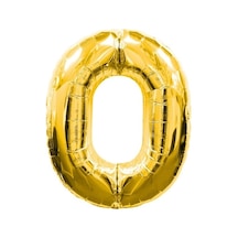 Nessiworld 0 Rakamlı Folyo Balon Gold Renk 40 İnç Diğer