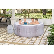 Lay-z-spa 60003 Cancun Signature Airjet Şişme Spa Havuzu, 2-4 Kişilik Gri
