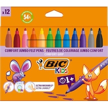 Bic Comfort Jumbo Keçeli Kalem 12'li