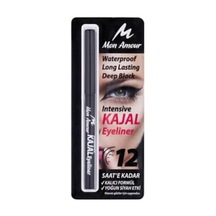Mon Amour Kajal Eyeliner, Waterproof, Deep Black, 12 Saat Kalıcı Belirtilmemiş