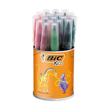 Bic Kids Visa Fırça Uçlu Keçeli Boya Kalemi 18'li Kavanoz
