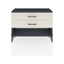 Arges Şifonyer 2 Çekmeceli 88x30x64 Antrasit-aytaşı Antrasit