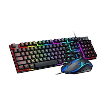T-Wolf TF200 USB Kablolu Oyun Klavyesi ve Fare Seti