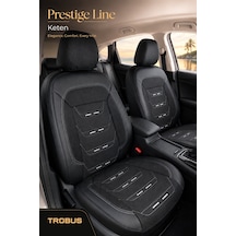Mg Zs 2020+ Uyumlu Prestige Line Keten Serisi Siyah Beyaz Koltuk Kılıfı