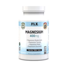 180 Tablet Magnezyum Bisglisinat Malat Taurat Glukonat Magnesium Elementleri 400 Mg