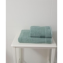 %100 Pamuk Havlu 2 Li Set 1 Adet 70x140 Banyo Havlusu + 1 Adet 50x90 El Yüz Havlusu - %100 Pamuk Havlu 2 Li Set 1 Adet 70x140 Banyo Havlusu + 1 Adet 50x90 El Yüz Havlusu / Yeşil Yeşil