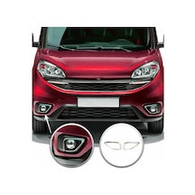 Fiat Doblo Krom 2 Parça Sis Farı Çerçevesi 2015 Ve Sonrası Paslan
