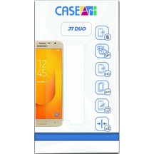 Samsung J7 Duo ile Uyumlu Temperli Kırılmaz Cam Ekran Koruyucu