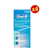 Oral-B Super Floss Diş İpi 50'li x 4 Paket