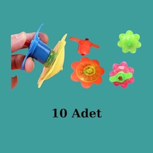 Kurmalı Topaç Çiçek Model 10 Adet