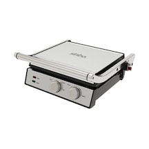 Sinbo SSM-2598 2000 W Döküm Plakalı Ayarlanabilir Isı Ve Zaman Kontrollü Izgara Ve Tost Makinesi
