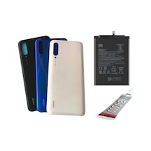 Mi9 Lite Uyumlu Arka Batarya Kapağı ,batarya Ve B7 Beyaz