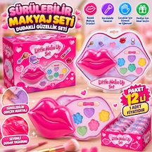 230 Sürülebilir Makyaj Seti Dudaklı Oyuncak Güzellik Seti 10pcs Mixed
