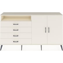 Arges Konsol 3 Raflı 4 Çekmeceli 2 Kapaklı 176x30x99 Aytaşı-aytaşı Aytası/aytası - Aytası