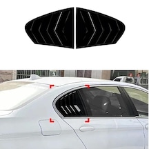 Bmw F10 Kelebek Cam Kaplama Vizörü Parlak Siyah Diğer