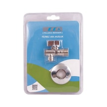 Eca 602111043-V 1/2 Kısa Tip 3/8 Cik.Blis. Filtreli Ara Musluk