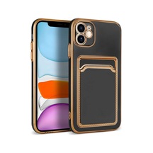 Zore İphone 11 Uyumlu Ogaa Bark Kartlıklı Kılıf-siyah
