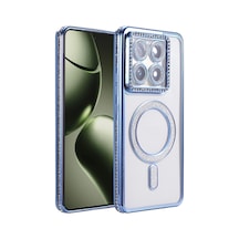 Xiaomi Mi 14t Pro Joke Simli Magneticsafe Kılıf - Mavi 0.2M-Çok Renkli