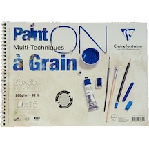 Claırefontaıne Resim Defteri Paınt-on A Graın Çizim Blok 15 Yp 25x35 Cm 200 Gr Pd966235