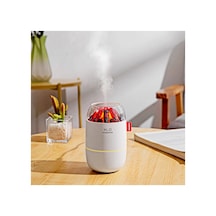 Oda Hava Nemlendirici Humudifier 280ml Led Işıklı Buhar Makinesi Ev Ofis Araç İçin Uygun