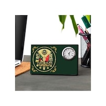 Osmanli Armalı Saatli Masa Isimliği 120