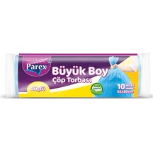 Güçlü Çöp Torbası Büyük Boy 10'lu