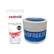 Redroid Hemeroid Baağsur Için 50 Ml Kremi + Biofreeze Paincream 150 Ml Sırt Bel Diz Dirsek Iskelet Kas Agrilarina Teskin Edici Krem