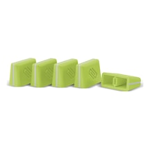 Reloop Fader Cap Set Green Set Of 5 Neon Renkli Dj Fader Caps