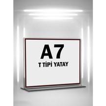 T Tipi A7 Pleksi Föylük Broşürlük-Yatay A7 Föylük-20 Li Paket (532424637)