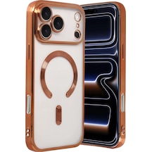 Newface Apple İphone 17 Pro Max Kross Magneticsafe Kapak - Turuncu