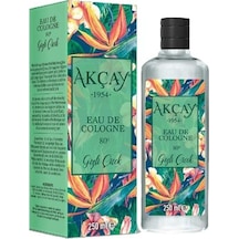 Akçay 70 Derece Gizli Çiçek Kolonyası Cam Şişe 250 ML (Kutulu)
