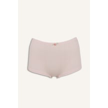 Defacto %100 Pamuk Fitlli Elastik Bel Fiyonk Detaylı Boxer H3650ax26sppn447 Pembe-pn447