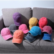 Külah Eskitme Denim Kep Şapka