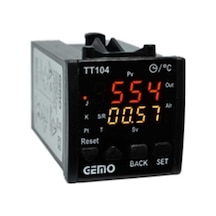 Gemo TT104-230VAC-S Dahili Zaman Röleli "Auto-tune PID" Sıcaklık Kontrol Cihazı