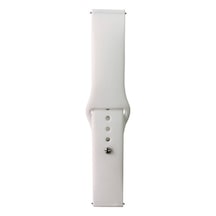 Zore Galaxy Uyumlu Watch Active 2 40mm Band Serisi 20mm Klasik Kordon Silikon Strap Kayış-beyaz