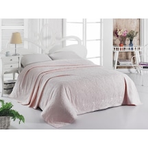 Romantik Gül Kurusu Havlu Pike Esra 160x220 Somon