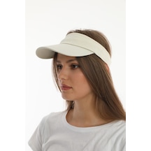 Uv Koruyuculu Unisex Siperlikli Bej Şapka Bej