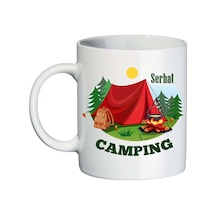 Kamp Temalı Isim Baskılı Hediyelik Kupa Bardak
