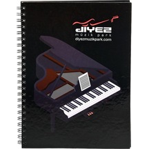 Diyez Müzik Spiralli Müzik Defteri