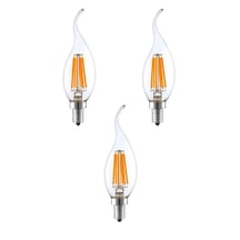 Rustik Kıvrık 4w E14 Led Ampul 400lm 3lü Paket
