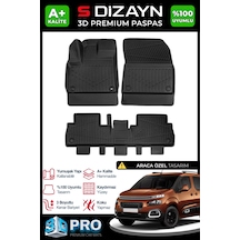 S-dizayn Citroen Berlingo 3d Pro Havuzlu Paspas 2018 Üzeri A+ Kalite