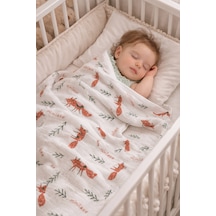 My Baby Kumsal 80x90 Cm 1 Adet Penye 1 Adet Muslin Battaniye 1 Adet Emzik Askısı 3lü Set Kutulu 4924 Krem Tilki Krem Tilki