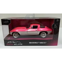 Jada Pınk Slıps-1966 Chevrolet Corvette 1/32 Model Araba