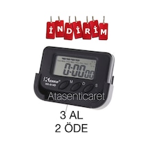 Kenko Marka Araç Içi Saat(Araba Saati)Kronometre(Kk-613D)Alarm (390316667)