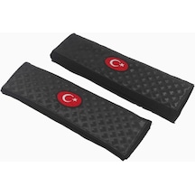 Türk Bayrağı Araca Özel Nakışlı Oto Emniyet Kemeri Konfor Kılıfı