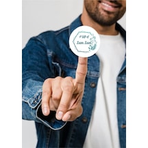 İngilizce Zemzem Hediyesi Sticker A Gift Of Zam Zam Umre Hajj Etiketi Yuvarlak 4 Cm 40 Adet Çok Renkli