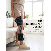 Elvasta Ayarlanabilir Açı Kontrollü Dizlik Yan Destekli Menteşeli Diz Sabitleme Aparatı Diğer