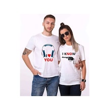 Tshirthane I Love You I Know Sevgili Kombinleri Tshirt Kombini (527607692) Beyaz